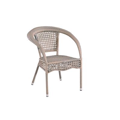 China Eco-friendly Gray Rattan Chairs Garden Indoor Contemporary Rattan Chairs High Back Rattan Chairs For Sale Cheap for sale