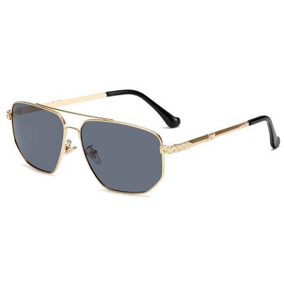 China New Coming Fashion Sunglasses Men's Sunglasses Polarized Square Metal Shades for sale