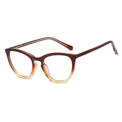 China Hot sale fashionable blue filter optical anti blocking tr90 computer glass frame men women for sale