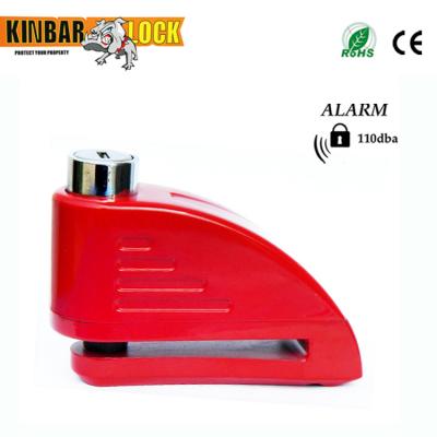 China Motorcycle Motorbike Lock Anti Theft Alarm Disc Brake Collar With Iso9001 Alarm Central Locking System for sale