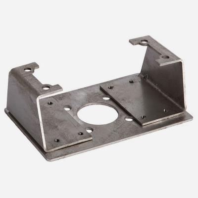 China Factory Price Dongguan Precision Metal Aluminum Hardware Custom U-Bracket Square Tube Rack for sale