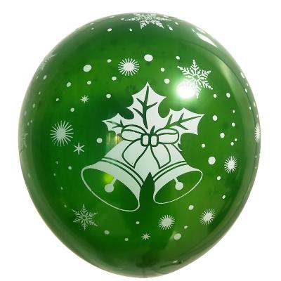 China Christams Home Decoration 2022 New Christmas Balloon 10 inch 100pcs/bag   Latex Balloons Christmas Balloons for sale