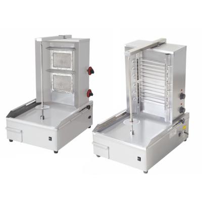 China New design 2 burner home meat processing commercial use gas or electric sharwarma machine kebab equipment for sale