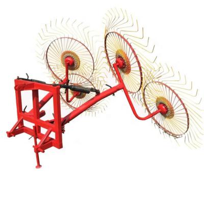 China Machinery Repair Shops 4 Disc Tractor PTO Driven Finger Wheel Hay Rake for sale