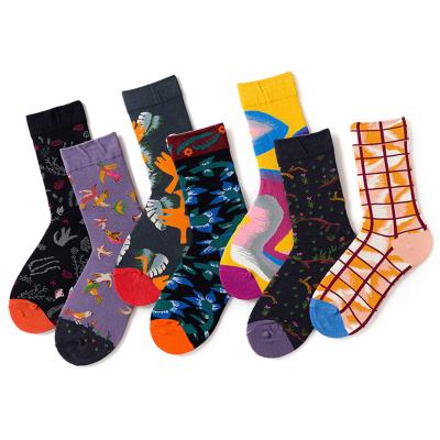 China Colorful Design Mens Unisex Dress Cotton QUICK DRY Funny Tube Men's Happy Socks 2022 for sale