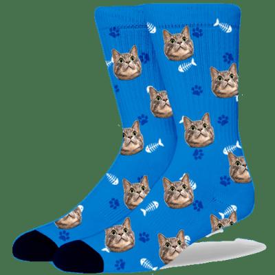 China Good Quality QUICK DRY Cat Animal Pattern Customized Cotton Socks From Manufacturer Make Your Own Logo Custom Design Custom Women for sale