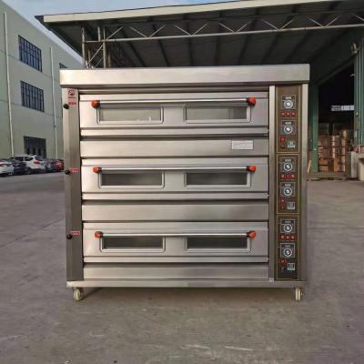 China Super Energy Saving 3 Deck Hotels Performance Baking Oven With Small Investment for sale