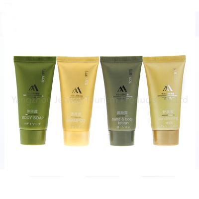 China Biodegradable Cosmetic Body Lotion Disposable Shampoo Tube Base Cleansing Container for sale