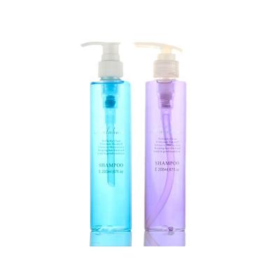 China Best Hotel Design Hair Shampoo Bottles For Hotel Use Clear Plastic Cosmetic Container for sale