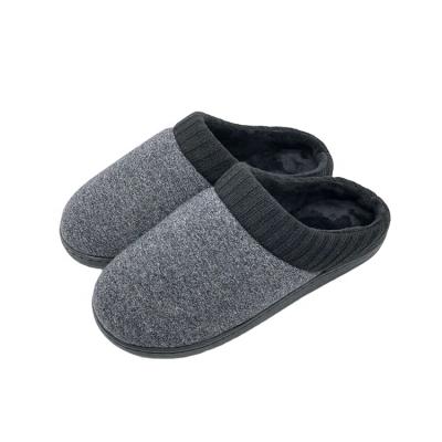 China Hot Trend Fashion Indoor Home Bedroom Slippers Tatemi Brand Plush Men Indoor Use for sale