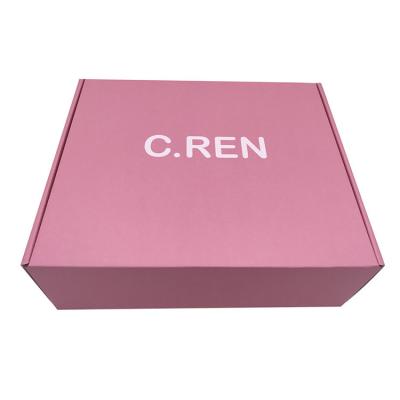 China Recyclable Custom Logo Foldable Christmas Gift Box Printed Announcement Shipping Cardboard Apparel Gift Box For Suit Dress Pants Shoes Packaging for sale