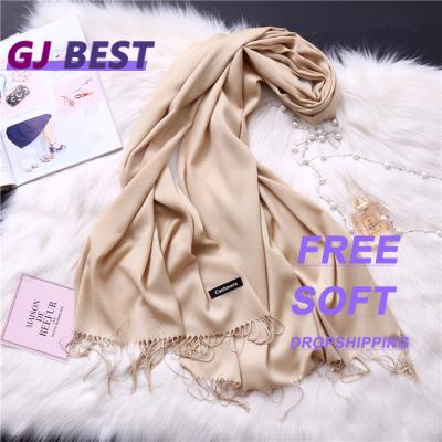 China Hide Low Price Cashmere Wool Scarf China Factory Women's 100% Cashmere Scarf for sale