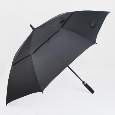 China OEM Service Strong Windproof Top Sell Various Colors Design High Quality Auto Windproof Golf Umbrella Double Canopy for sale