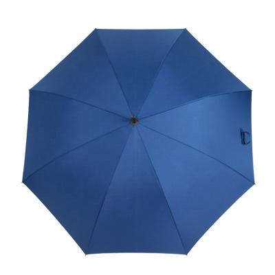 China CLASSIC Promotional Design Latest Design Large Size 210T High Density Fabric Solid Wood Handle Golf Umbrella for sale