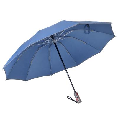 China Wholesale China Design Cheap OEM CLASSIC 10 New Rib Small Strong And Narrow Frame Open Folding Umbrella Automatic for sale