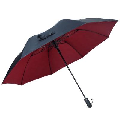 China CLASSIC Best Selling New Design Customized Logo And Printing Dual Folding Portable Auto Folding Umbrella for sale