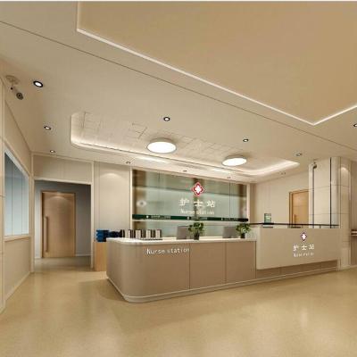 China Hospital Clinic Office Custom Clinical Reception Counter Front Desk Simple Customized Front Counter Reception Elegant Reception for sale