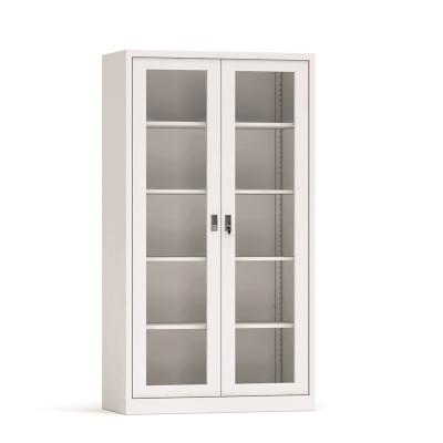 China Contemporary Customized Hospital Medical Clinic Dental Retail Adjustable Porcelain Cabinet with Shelves Glass Cabinet Glass Display Case for sale