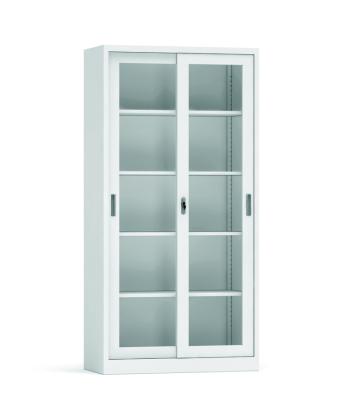 China Eco-friendly transparent double opening-doors hospital medical cabinet for medicine placement for sale