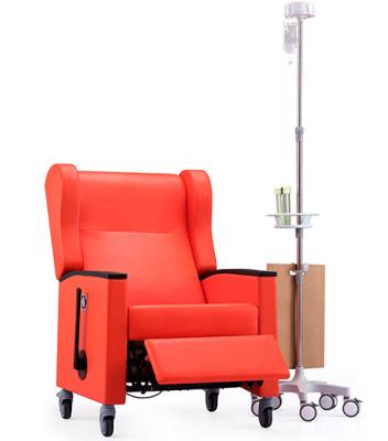 China New Style Modern Adult Inpatient Transfer Moving Reclining Office Dialysis Medical Chair for sale