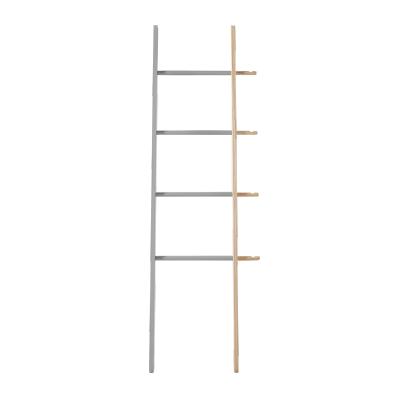 China Modern Home New Design Nordic Quilting Wooden Color Wall Clothes Rack Coat Hanger Rack for sale