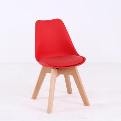 China Cheap Modern Upholstered Wooden Kids Furniture Upholstered Red Kids Chairs for sale