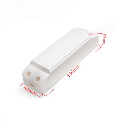 China Handheld Plastic Driver Enclosure 150*43*35mm LED Power Enclosure Industrial Control Plastic Equipment Case for sale