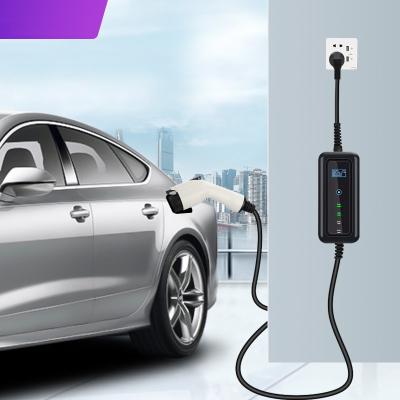 China AC European Standard Type2 Appointment Charging Gun Five-speed switching portable EV charger YL-OB101 for sale