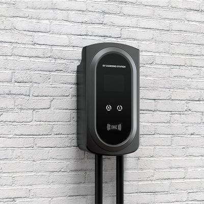 China Charging Electric Car Charging High quality European standard new energy electric car AC charging pile 7KW/11KW home wall-mounted AC pile charger for sale