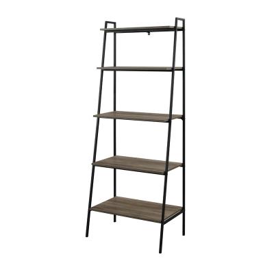 China Durable Home Office Use Popular Metal Wooden Shelf Bookcase Rack Book Design for sale