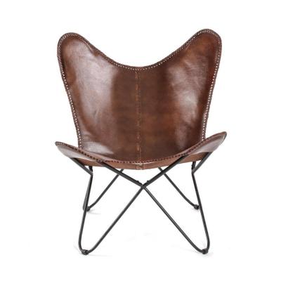 China MODERN Modern Montreux Iron Luxury Armchair Living Room Furniture Accent Chairs And Butterfly Leather Chair Designer for sale