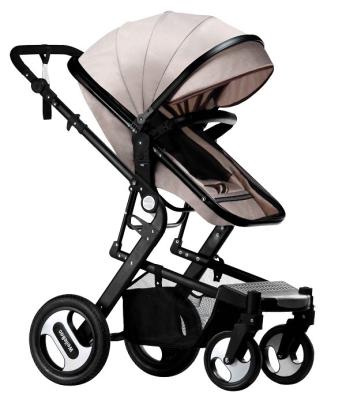 China Easy Foldable Luxury Baby Stroller 3 in 1 Wholesale Baby Strollers Multifunctional Stroller with Baby Carry Basket for sale