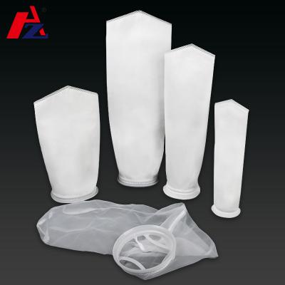 China Hotels grade cheap liquid filter bag 2# 180*820 pe/pp filter bag/1 micron pp polyester nylon/high quality liquid filter sock for sale