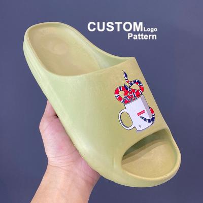 China CUSHIONING Custom Pillow Slips Slippers for Women and Men EVA Open Toe Soft Slippers Quick Dry Shower Spa Bath Swimming Pool Gym Non-Slip Bedroom for sale