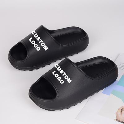 China CUSHIONING Men's Flip Flops Women Outdoor Rubber Beach Custom Logo Couples EVA Slides Pink Footwear Summer Slides Slippers Sandals for sale