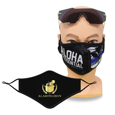 China Smoke Screen Face Customize Brand Logo Washable Polyester Maskss Fashion Custom Branded Printing Cotton Facemask Women Kid And Adult Maskes for sale