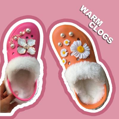 China Eva Nurse Classic Ladies Women's Warm Winter Platform Winter Platform Slippers Garden Slippers Custom Made Wholesale Waterproof Clogs Shoes for sale