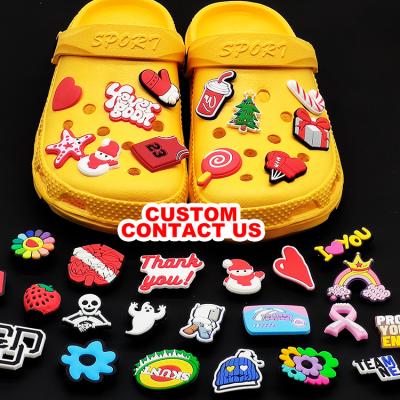 China Clog Charm INS 2021 Populr Wholesale Custom Charming Shoe Flower 3d PVC Men Sport Ball Basketball Designer Shoe Charms for sale