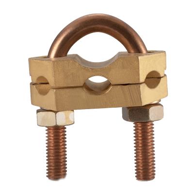 China Ground System Lightning U Bolt Clamp / U Type Clamp For Earthing Electrical Connection for sale