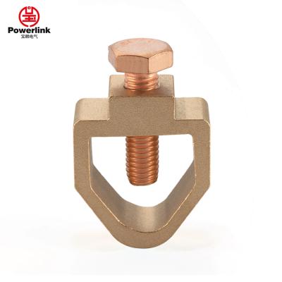 China Earth Clamp Earthing Accessories Earth Rod Clamp Tape Clamp for sale