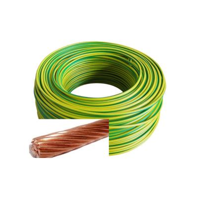 China Underground Wire Conductor Electric Copper Coated Bare Steel Stranded Cable For Earthing System for sale