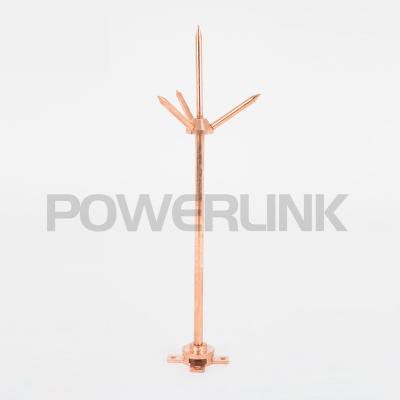 China Grounding and lightning protection system lightning protection copper/brass air arrester for full set for sale