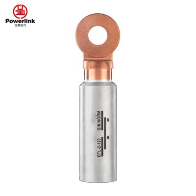 China DIN 46239 Pure Copper-99.9% Aluminum-99.6% Pure Bimetal Lug Cable Lug for sale