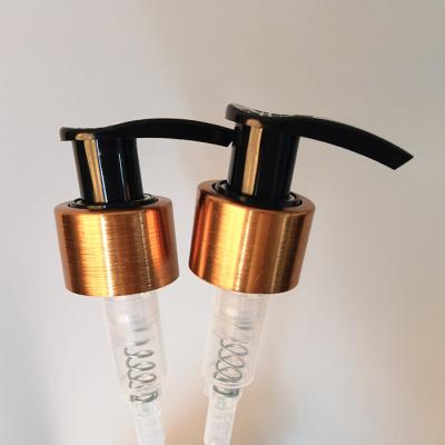 China Non Spill 24/410 28/410 Aluminum Lotion Pumps For Shampoo Pump Dispenser Manufacturer / Wholesale for sale