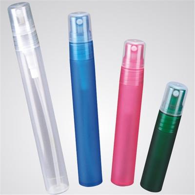 China Matt Finish/Rubber Coating/Empty Transparent Plastic Mini Sample Bottle Atomizer Spray Bottle Soft Touch Perfume For Perfume for sale