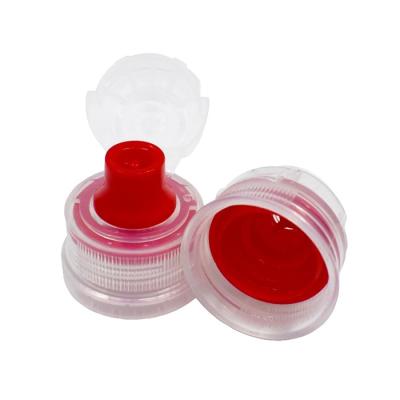 China Non Spill 28mm 1810 Sport Water Flip Top Plastic Caps 28mm 30mm 38 mm For PCO Bottle for sale