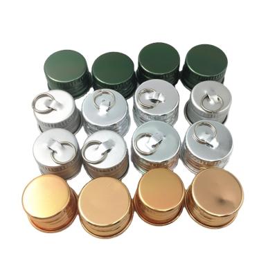 China Non Spill Free Samples 18mm 20mm 24mm 28mm Bottle Screw Caps Silver Gold Green Aluminum Cap for sale