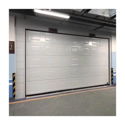 China Modern new style industrial automatic garage overhead sectional door with on sale for sale