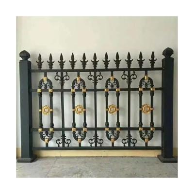 China European high quality classic style durable black powder coated aluminum alloy barrier for sale