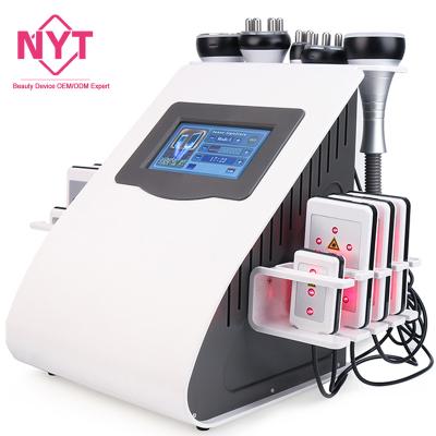 China Home Face Lift USA Beauty Salon Spa Use Anti-wrinkle Skin Tightening Fat Removal 40K Kim8 Shaping 6 in 1 Body Slimming Massager Machine for sale